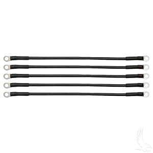 Battery Cable SET, Includes (5) 14" 6 gauge, Club Car DS 48V 95+